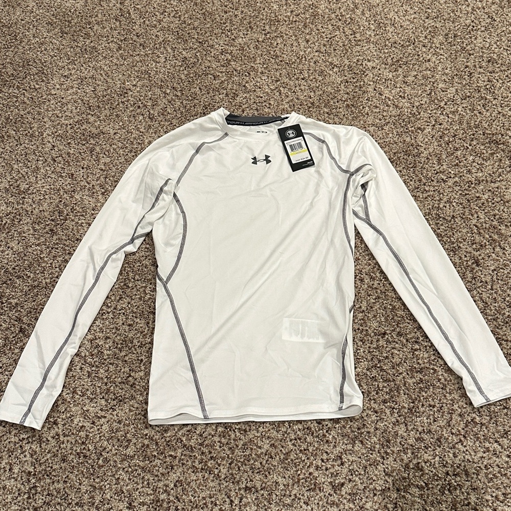NWT Under Armour Men's HeatGear Long Sleeve Compression Tee
